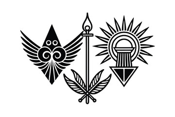 Minimalist Greek Signs – Tattoo & Design Pack