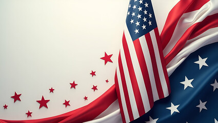 Innovative Memorial Day Marketing Campaign: Creative Graphic Design & Dynamic Visual Storytelling in Photo Stock Images for National Promotion with Strategic Empty Space