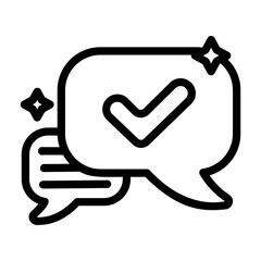 conversation Line Icon