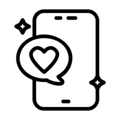 love message Line Icon