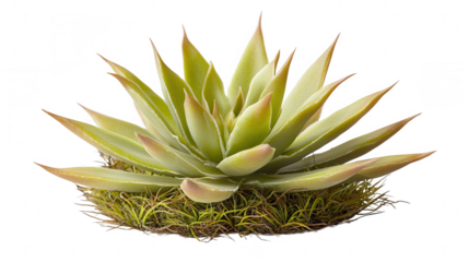 A stunning sueroa plant displaying its unique leaf structure and rich colors against a simple background