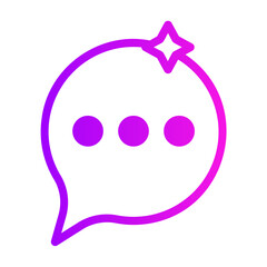 communication Line Gradient Icon