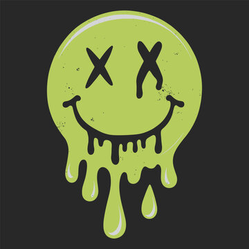 Melting Smiley Face