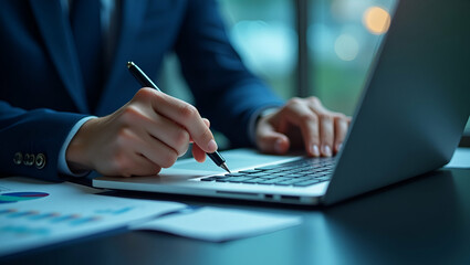 Fototapeta premium Evaluating Banking Sector Confidence: Financial Performance, Regulatory Compliance, and Investor Sentiment for Strategic Planning and Risk Mitigation in Photo Stock Concepts