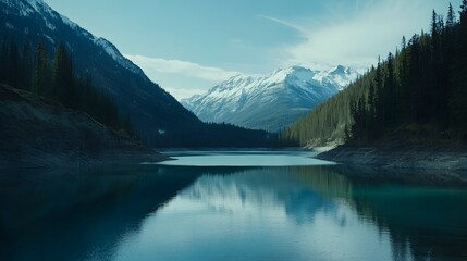 Fototapeta premium Turquoise Waters of Joffre Lake in British Columbia, Canada