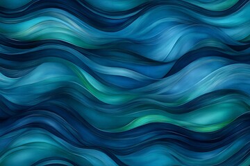 Abstract Blue Teal Wave Pattern Background Design