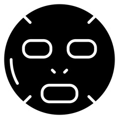 Facial Mask Solid Icon