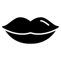 Lips Solid Icon