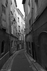 narrow street in the old town
