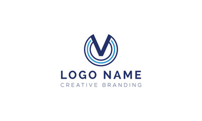 Minimalist V Logo for Branding and Identity.