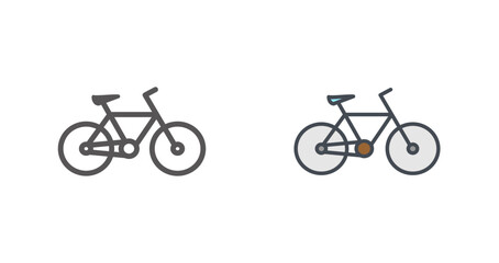 Fototapeta premium Bike Ride Icon Design
