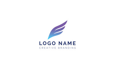 Minimalist E Logo for Branding and Identity.