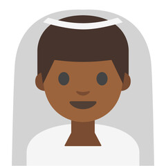 Person with Crown (medium dark Skin)