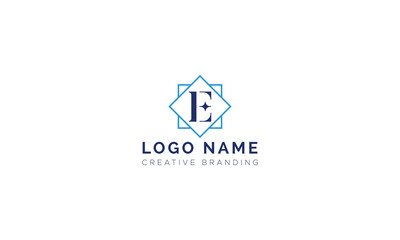 Minimalist E Logo for Branding and Identity.