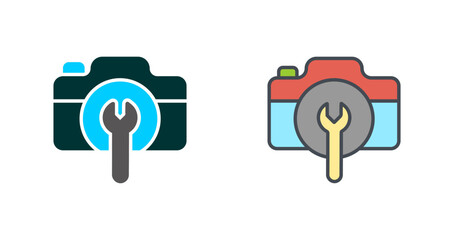 Camera Maintenance Icon Design