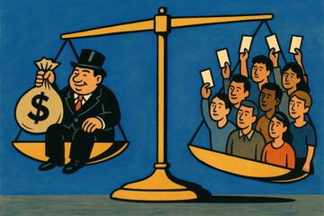 Unequal Weights - Plutocracy vs Democracy