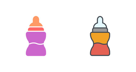 Bottle Feeding Icon Design