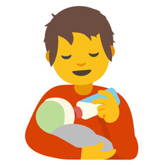 Person Feeding Baby

