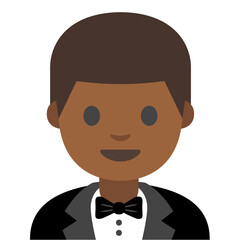 Man in Tuxedo: Medium-Dark Skin

