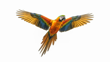 Fototapeta premium Flying Colorful Parrot