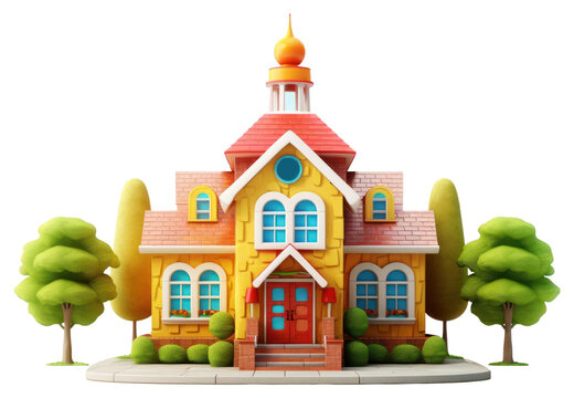 PNG Kindergarten architecture building confectionery.