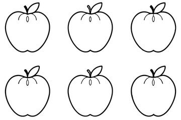 kei apple line art minimalist exotic tree design