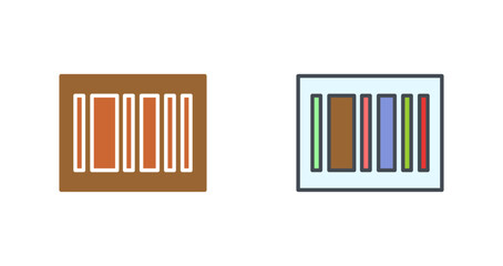 Fototapeta premium Barcode Data Icon Design