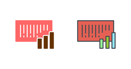 Barcode Analytics Icon Design