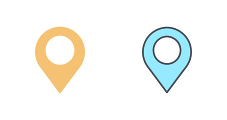 Map Pin Icon Design