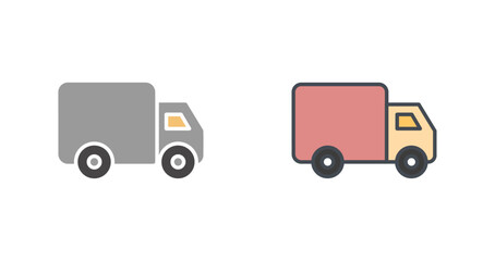 Fototapeta premium Truck Icon Design