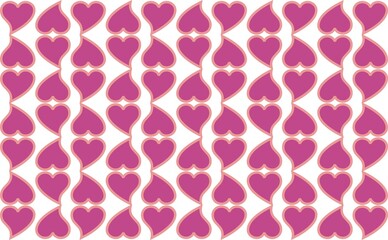 pink background with hearts