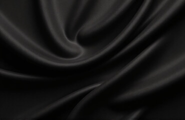 Obraz premium A Black Abstract Design Features A Textured Pattern Of Black Fabric, Creating A Simple Yet Elegant Visual Composition.