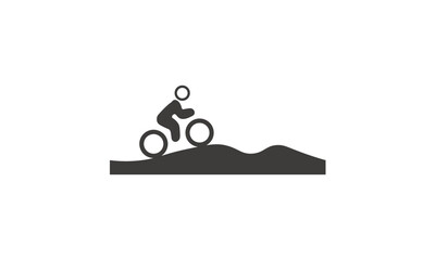 Mountain bike icon design concept vector illustration