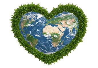 Heart shaped earth