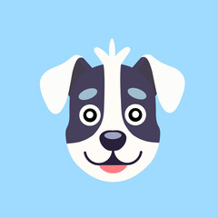 Cartoon dog face