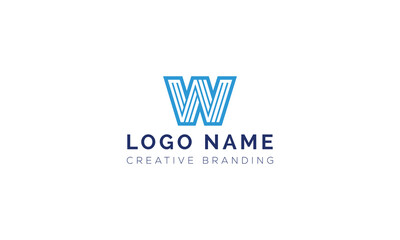 Minimalist W Logo for Branding and Identity.