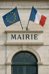 Mairie bâtiment administratif français