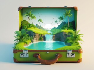 Tropical Escape in a Suitcase