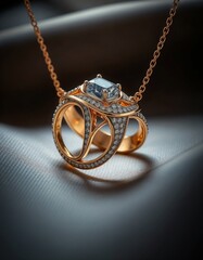 luxurious modern ring