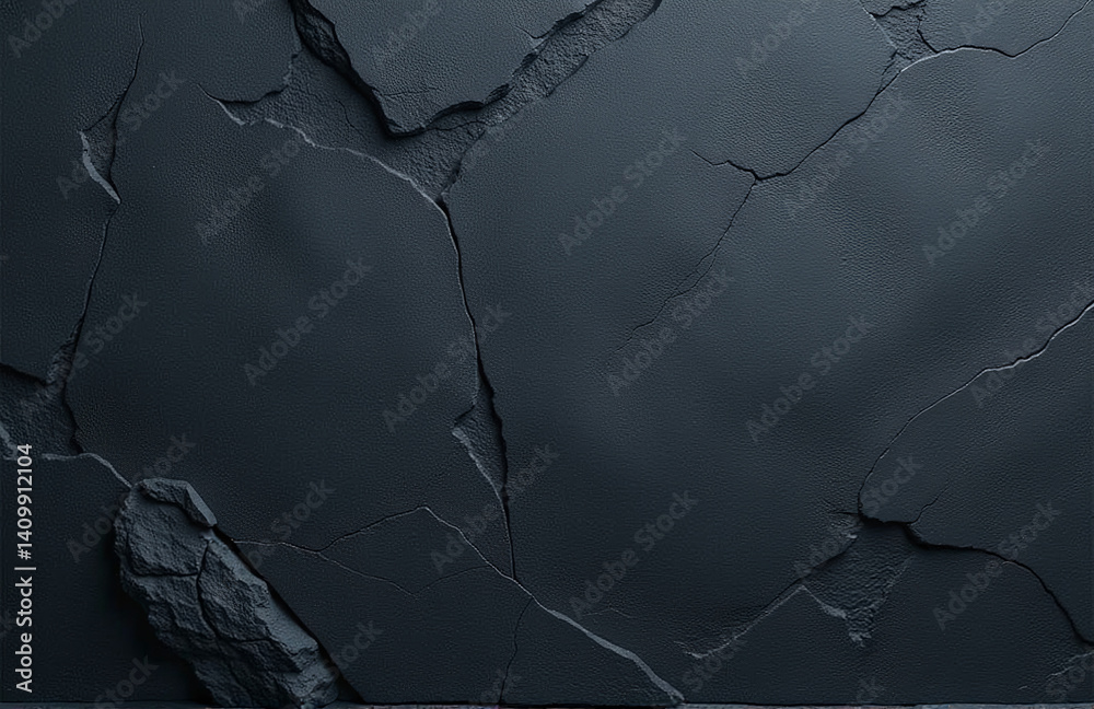 Aufkleber Dark Stone Textured Background With A Copy Space For Design Elements And Typography In A Web Banner Context.