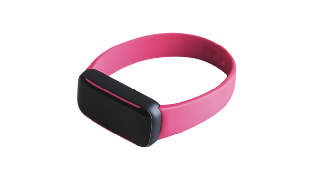 Professional Fitness Tracker Isolated on White Background for Health Technology Concept