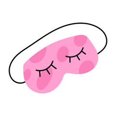 Pink cute sleeping mask