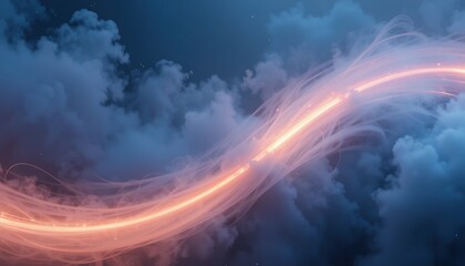 Illuminating cosmic energy flow digital space abstract art ethereal environment aerial viewpoint visualization of light concepts for enhanced seo