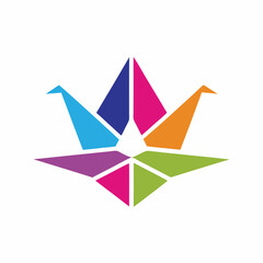 Obraz premium origami paper ship