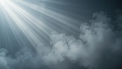 Fototapeta premium Illuminating cloud formation nature atmospheric phenomenon serene environment aerial viewpoint tranquility and reflection