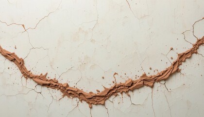 Cracked earth texture artistic surface abstract content dry environment aerial view visual concept for creative projects