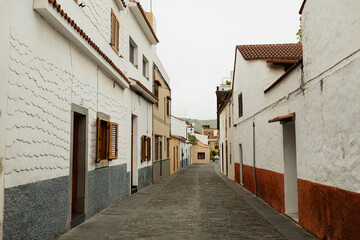 Quiet Street in a Spanish Village