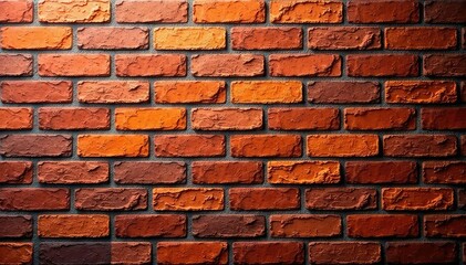Obraz premium Repeating brick wall with distinct texture pattern, rough, wall