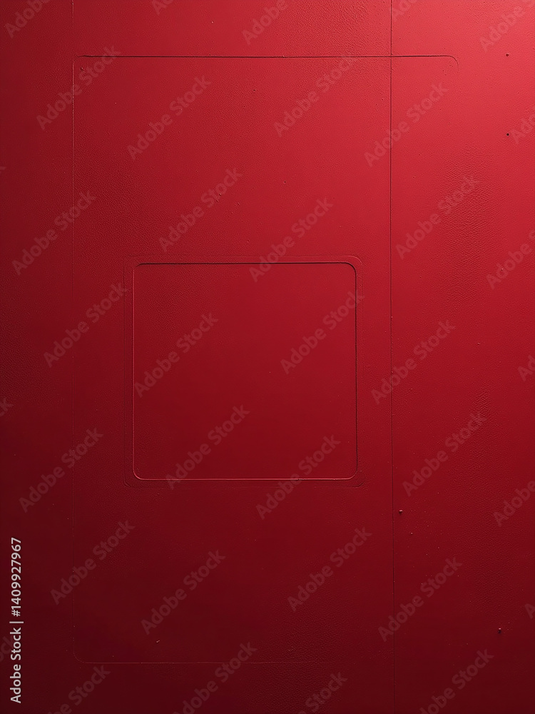 Aufkleber the background is a dark red color with texture resembling a rough, grainy concrete wall.