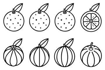 mandarine line art stylish design for home decor